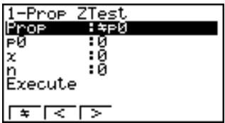 CASIO GRAPH 35+ - - Test Z à 1 proportion - 1