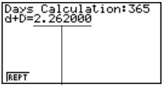 CASIO GRAPH 35+ - Déterminer la date qui se trouve 1 000 jours après le 1 juin 1997 - 1