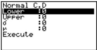 CASIO GRAPH 35+ - - Probabilité de répartition normale - 1