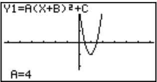 CASIO GRAPH 35+ - Exemple Obtenir 10 fois le trace continu du graphe tracé dans l'exemple précédent (page 184) - 7