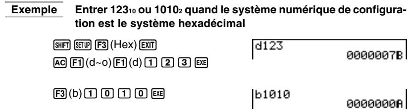 CASIO GRAPH 35+ - 5-2 Sélection du système numérique - 2