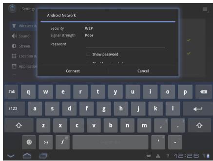 ARCHOS 101 - Activier la connexion WiFi - 1