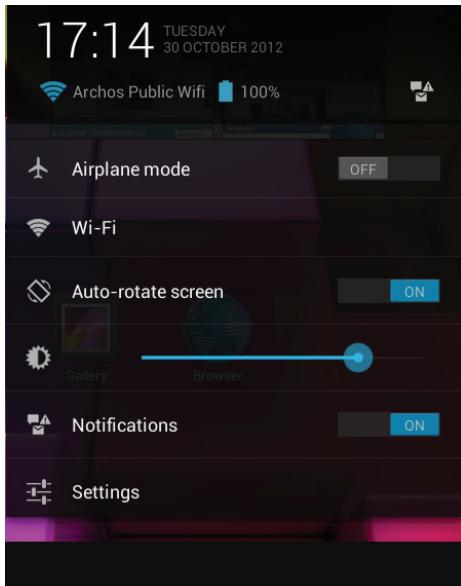ARCHOS 80 XS 8 GO - Interfaccia Android™ - 1
