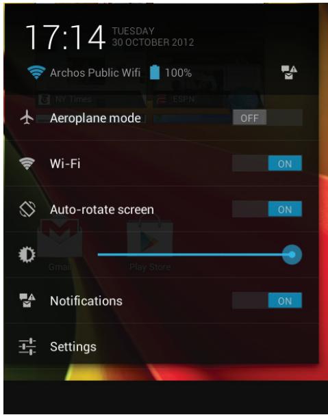 ARCHOS 97B PLATINUM HD - Interfaccia Android™ - 1
