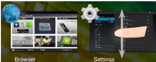 ARCHOS 101B COPPER - De Snelinstellingen - 5