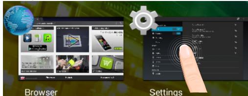 ARCHOS 101C NEON - De Snelinstellingen - 4