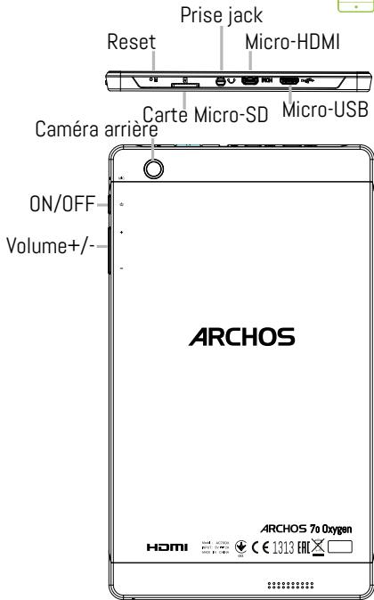 ARCHOS 70 OXYGEN - Description de l'appareil - 3