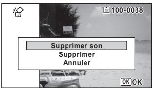 PENTAX WG-10 - Suppression d'un fichier son - 1