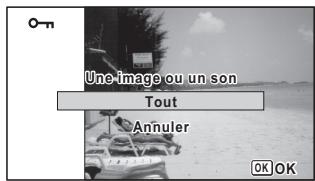 PENTAX WG-10 - Pour protégger toutes les images et les fichiers son - 1