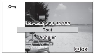 PENTAX WG-3 - Pour protégger toutes les images et les fichiers son - 1