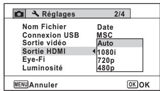 PENTAX OPTIO WG3 - Appuyez sur le bouton de navigation () - 1