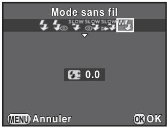 PENTAX K50 - Prise de vue sans fil utilisant un flash incorporé et un flash externe - 1