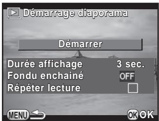 PENTAX K50 - Réglage du diaporama - 1