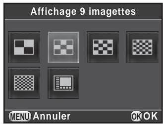 PENTAX K50 - Utilisez le bouton de navigation (▲▼◀▶) pour sélectionner le style d'affichage. - 1