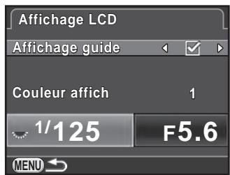 PENTAX K50 - Réglage de l'affichage LCD - 1