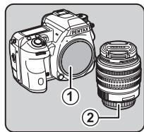 PENTAX K3 - Pour retirer I'objectif - 1