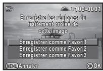 PENTAX K3 - Utilisez pour selectionner une image ayant subi un traitement croisé. - 1