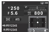 PENTAX K3 - Sélectionnez le point AF souhaïte. - 1