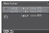 PENTAX K3 - Sélectionnez ou et appuyez sur. - 1
