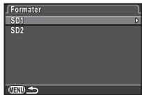 PENTAX K3 - Formatage d'une carte mémoire - 1