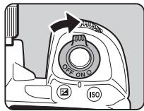 PENTAX K3 - Placez l'interrupteur principal sur [ON]. - 1
