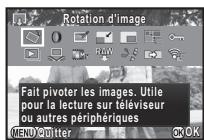 PENTAX K-3 - Éléments de la palette du mode de lecture - 1