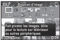 PENTAX K-3 - Éléments de la palette du mode de lecture - 1