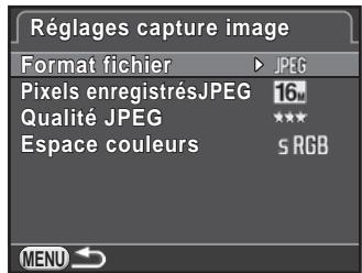 PENTAX K50 - Réglages de prise de vue - 1