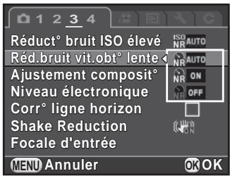 PENTAX K50 - Appuyez deux fois sur le bouton MENU. - 1