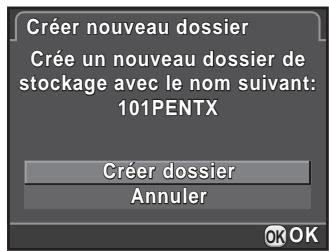 PENTAX K50 - Création de nouveaux dossiers - 1
