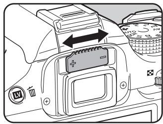 PENTAX K50 - Réglage de la correction dioptrique du viseur - 2