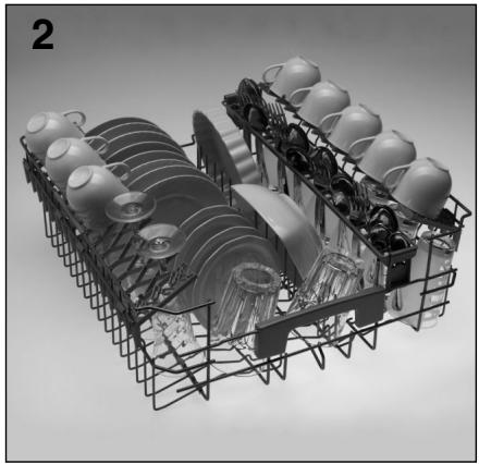 HOOVER HAD65323FAM - Panier supérieur (fig. 2) - 1