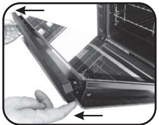 ROSIERES RFR1164IN - CLEANING THE DOOR GLASS - 4