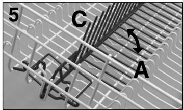 ROSIERES RLF616E - Utilisation du panier inférieur - 2