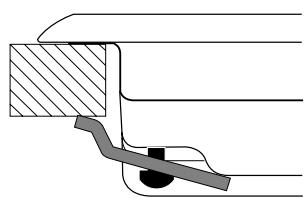 SCHOLTES TV751 BK GH - Scheme de fixation des crochets - 1