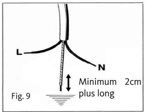 LISTO TG L4B - Caracteristiques du cable d'alimentation : - 2