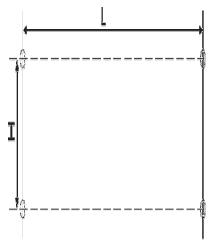 LISTO 21.5LEDHD-478 - INSTALLATION D'UN SUPPORT MURAL - 1