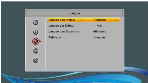 SAGEMCOM TWIN 830 HD - Définir la langue d'affichage - 1
