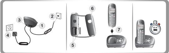 SAGEMCOM D270 - Installation du téléphone - 1