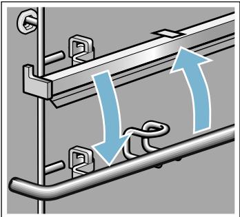 NEFF B58VT68N0 - Modifier le niveau d'enfournement pour le rail téléscopique - 2