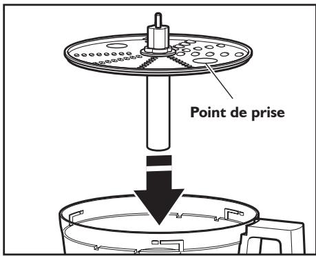 KITCHENAID 5KFP0925EER - Montage du disque à raper réversible - 2