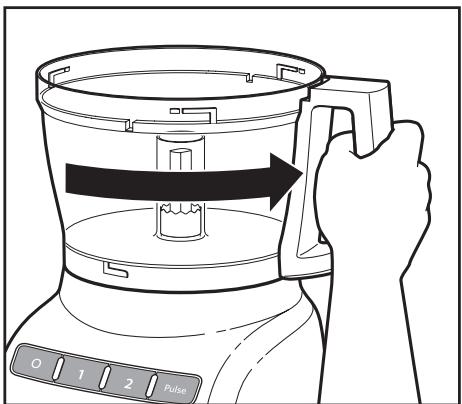 KITCHENAID 5KFP0925EOB - Fixation du bol de travail - 2