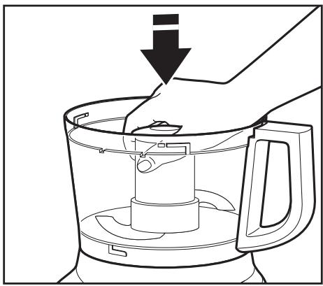 KITCHENAID 5KFP0925EOB - Fixation de la lame polyvalente ou de la lame de pétrissage - 2