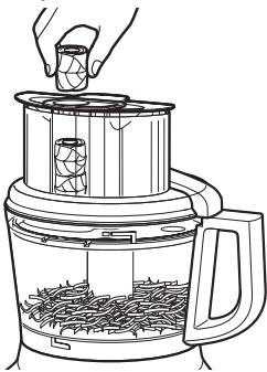 KITCHENAID 5KFP0925EOB - Pour émincer des épinsards ou d'autres feuilles : - 1