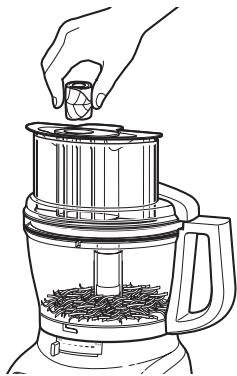 KITCHENAID 5KFP1335EOB - Pour émincer des épins ou autres feuilles : - 1