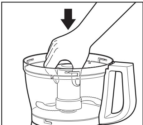 KITCHENAID 5KFP1335EOB - Fixation de la lame polyvalente ou de la lame de pétrissage - 2