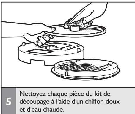 KITCHENAID 5KFP1644ECA - Préparation du kit de découvertage en dés pour sa première utilisation - 5