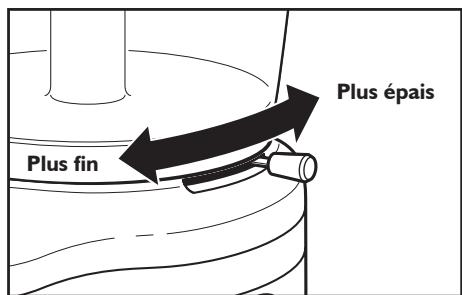 KITCHENAID 5KFP1644ECA - Réglage de l'épaissur de tranchage - 1