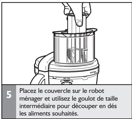 KITCHENAID 5KFP1644ECA - Installation/retrait du kit de découvert en dés - 5
