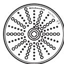 KITCHENAID 5KFP1644ECA - Pour raper des fromages à pâté ferme ou molle : - 1